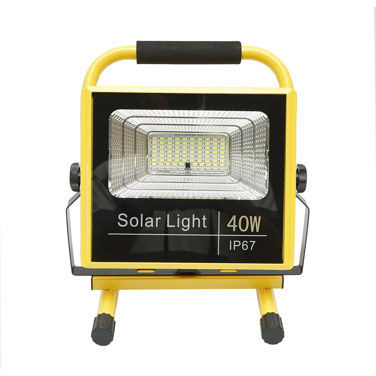 Lampa de lucru LED portabila 40W, 8000K cu acumulator LifePO4 2x6000mAh telecomanda si cadru stativ IP67 Breckner Germany